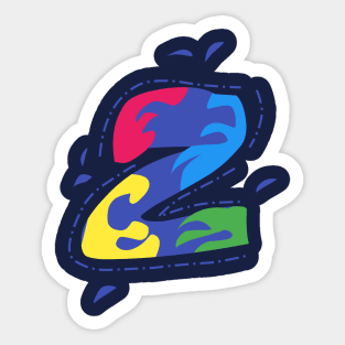 Letter Z Sticker